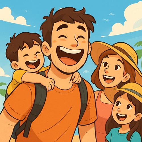 Illustration showing characteristics of emotionally healthy people