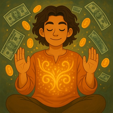 Spiritual wealth manifestation through energy healing